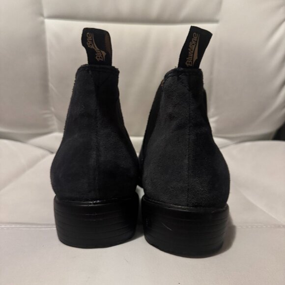 Blundstone Low Heel Ankle Boots - Navy Blue Suede - Size US10/EU41 - Picture 5 of 6